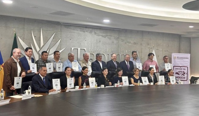 16 empresas tequileras reciben el sello “Hecho en México”