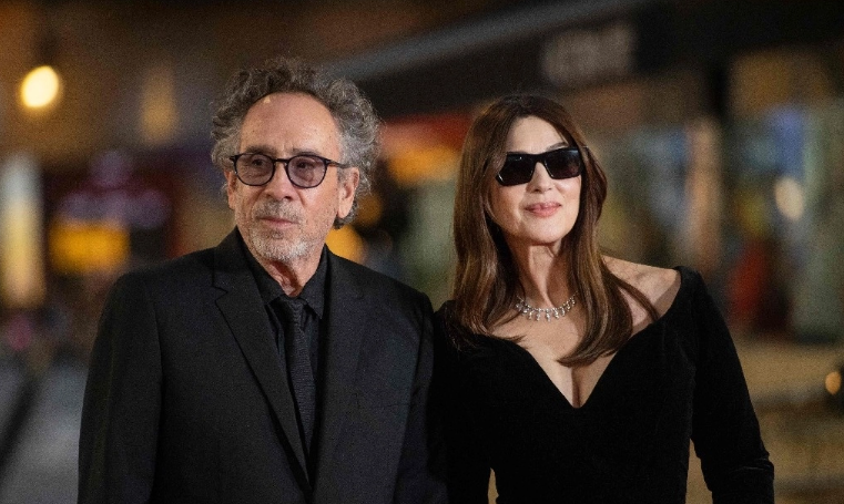 Monica Bellucci y Tim Burton