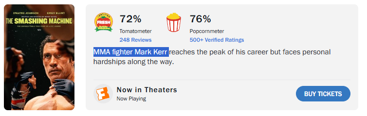 Smashing Machine crítica