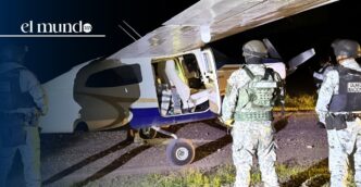 narcovuelo México El Salvador