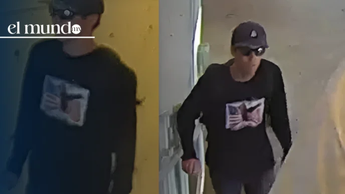 Difunden fotos del presunto atacante de Charlie Kirk en Utah