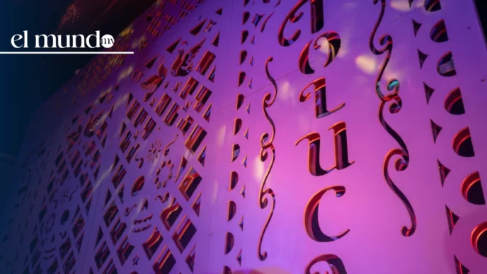 Récord Mundial: Así es el papel picado más grande del mundo en México