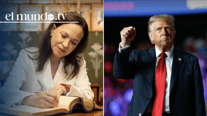 Machado wants to share the Nobel Peace Prize with Trump