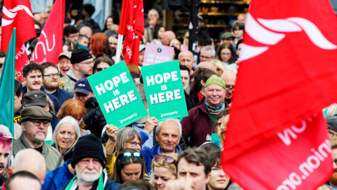 Thousands March in Belfast Anti-Racism Rally Following Violent Anti-Immigrant Riots