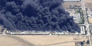 Massive Fire Destroys Million-Square-Foot Medical Supply Warehouse in Tracy, California