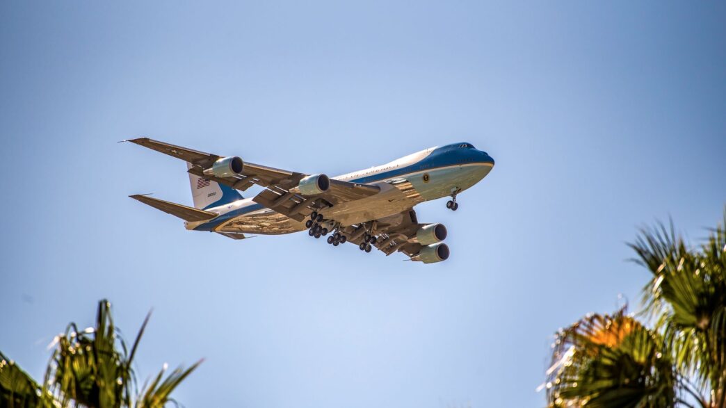 President Trump Takes First Flight on Qatar-Gifted Air Force One to Theodore Roosevelt Library Opening