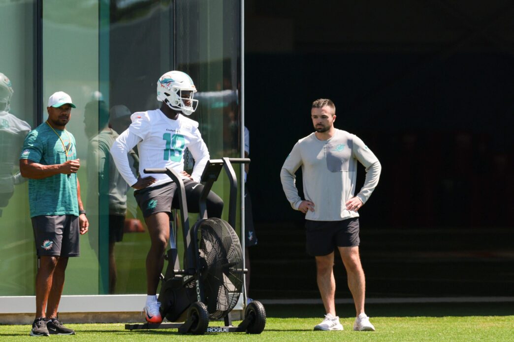 Miami Dolphins rookie competing for roster spot during 2026 NFL preseason training camp