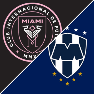 Monterrey Inter Miami Leagues Cup match action with players competing on field